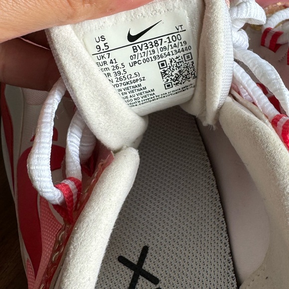 Nike air max 270 react SE white red 9.5 - Picture 5 of 5